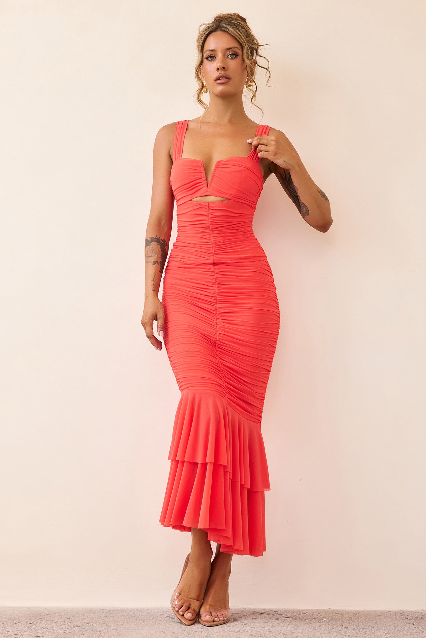 Eternal Muse Maxi Dress - Red