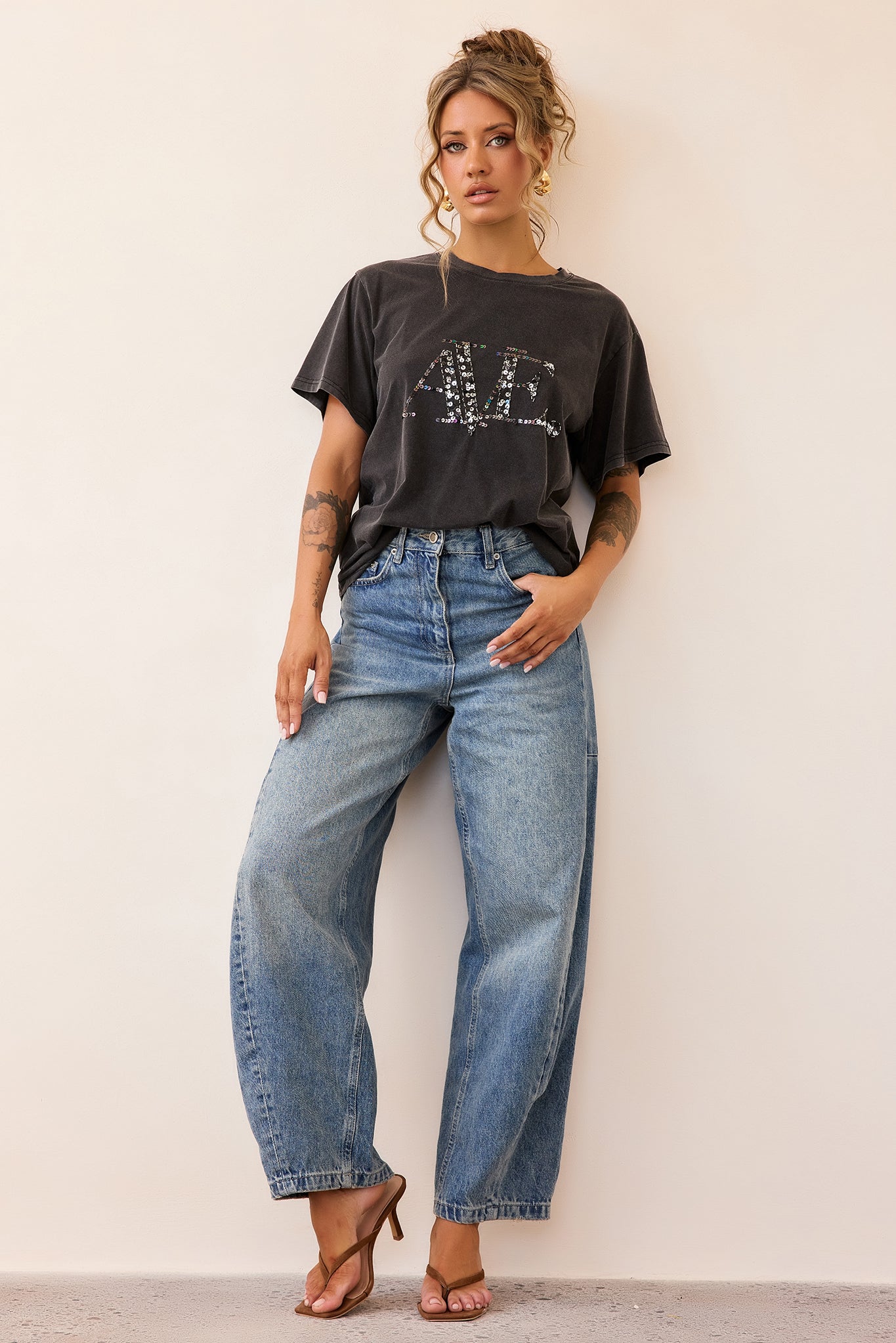 Afterlight Tee - Washed Black