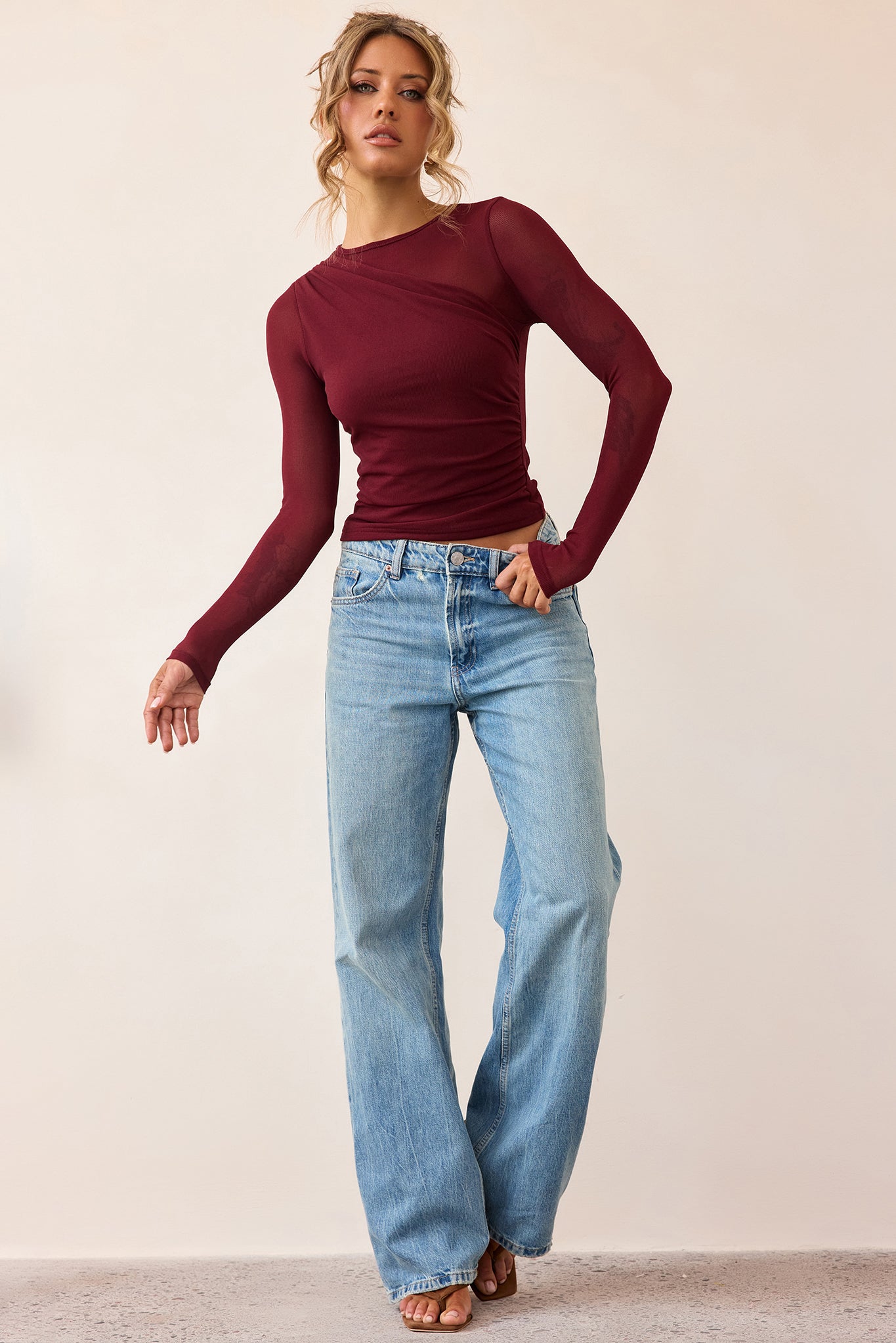 Whisperlight Top - Wine