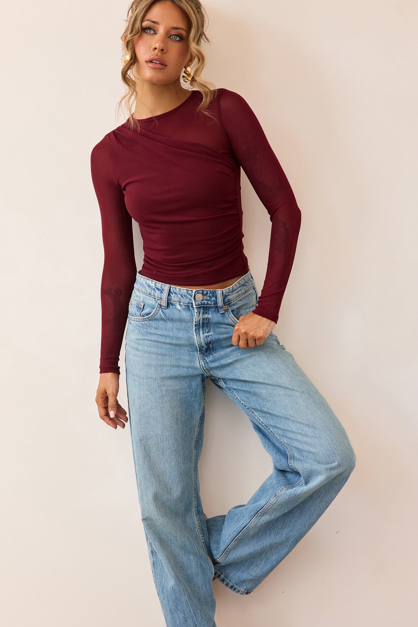 Whisperlight Top - Wine