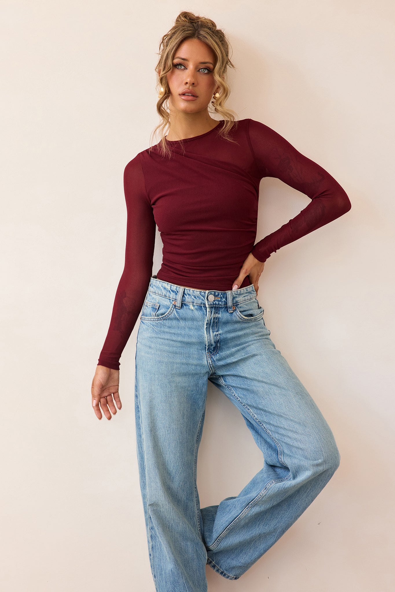 Whisperlight Top - Wine