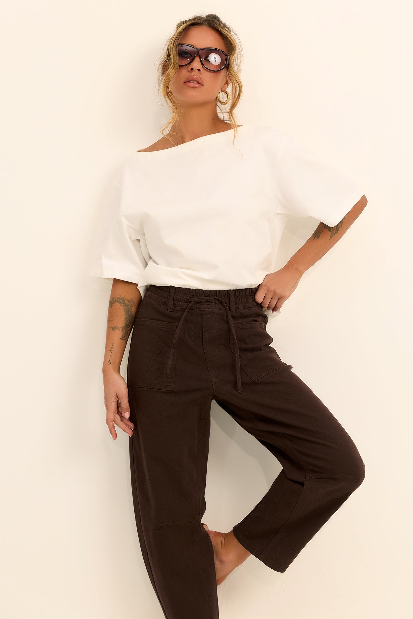 Driftwood Utility Jeans - Brown