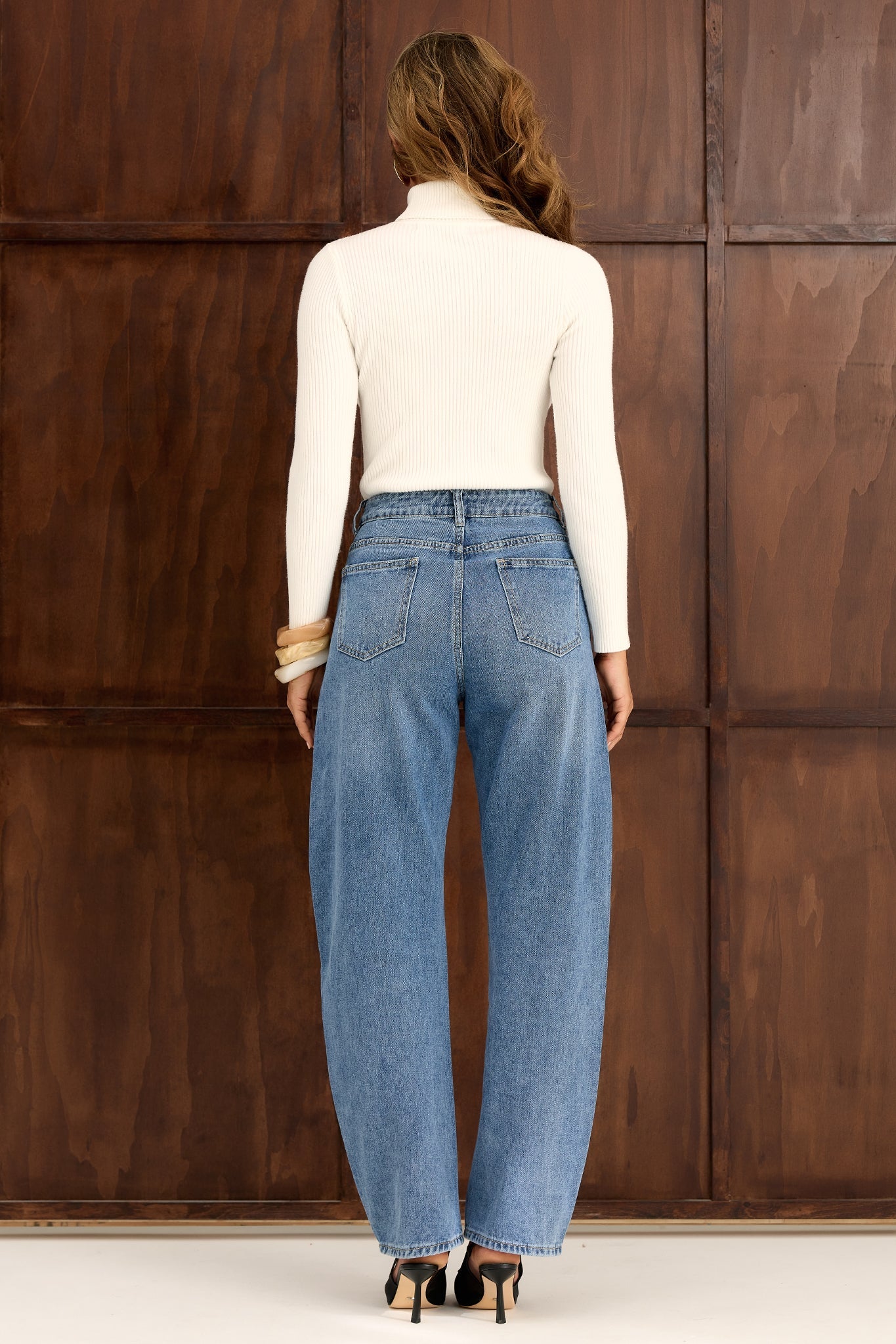 Riviera Curve Jeans - Washed Blue