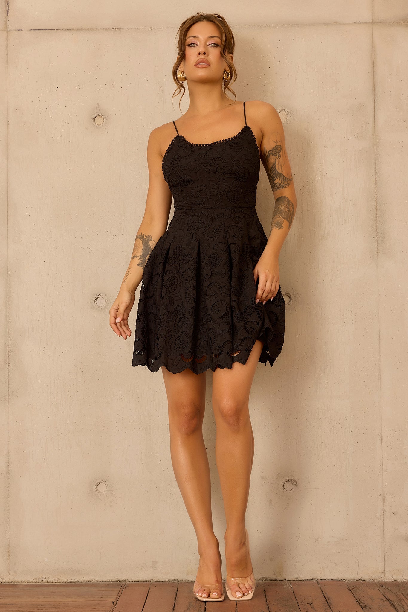 Last Moment Mini Dress - Black