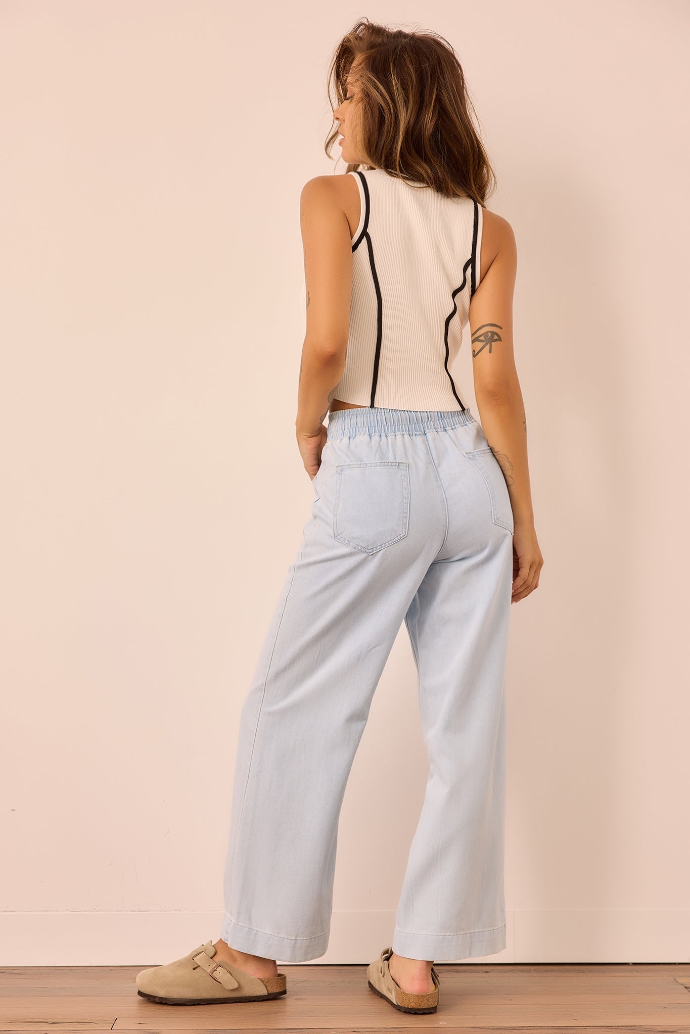 My Little Micro Knit Top - White