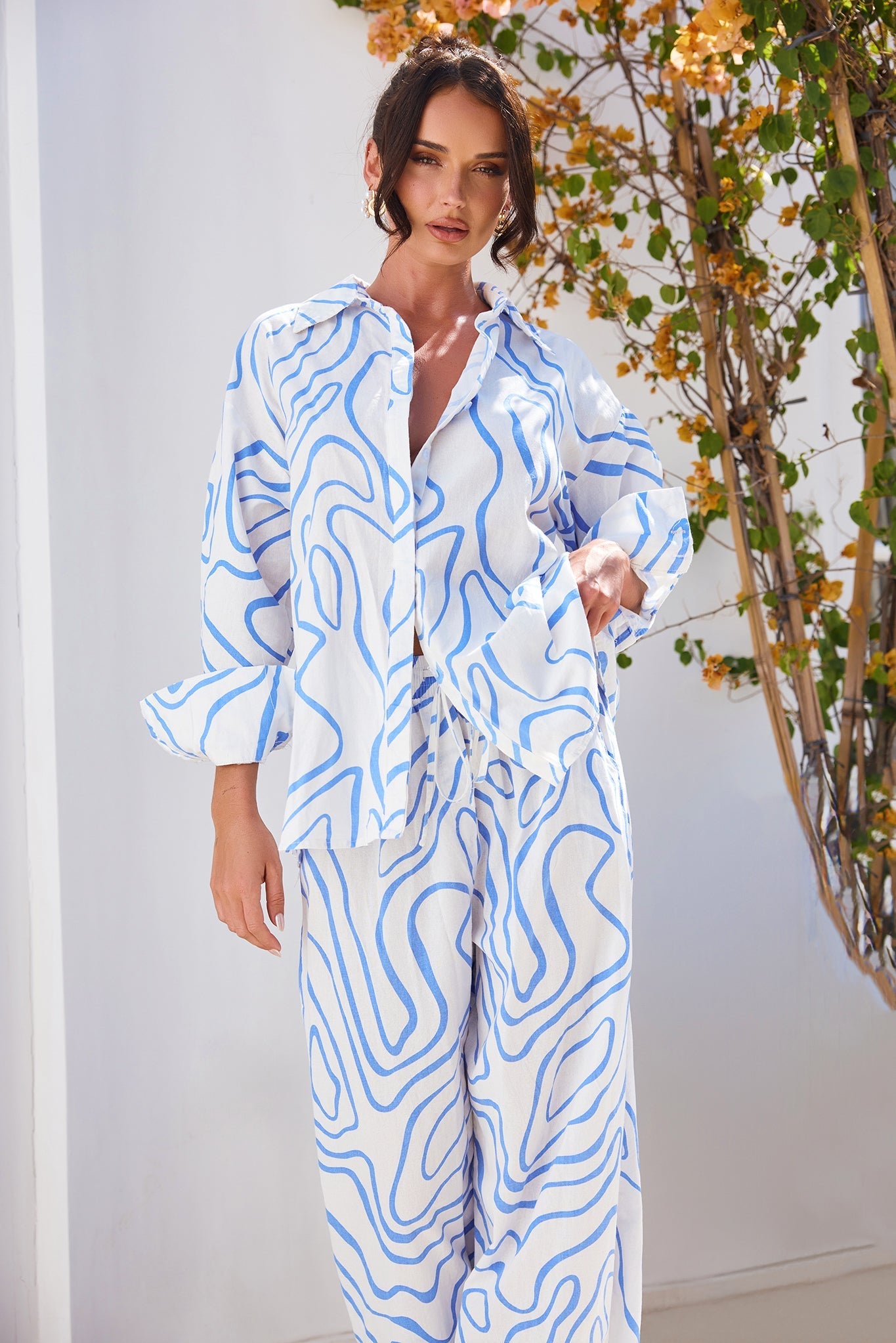 Sunlights In Capri Shirt - Blue