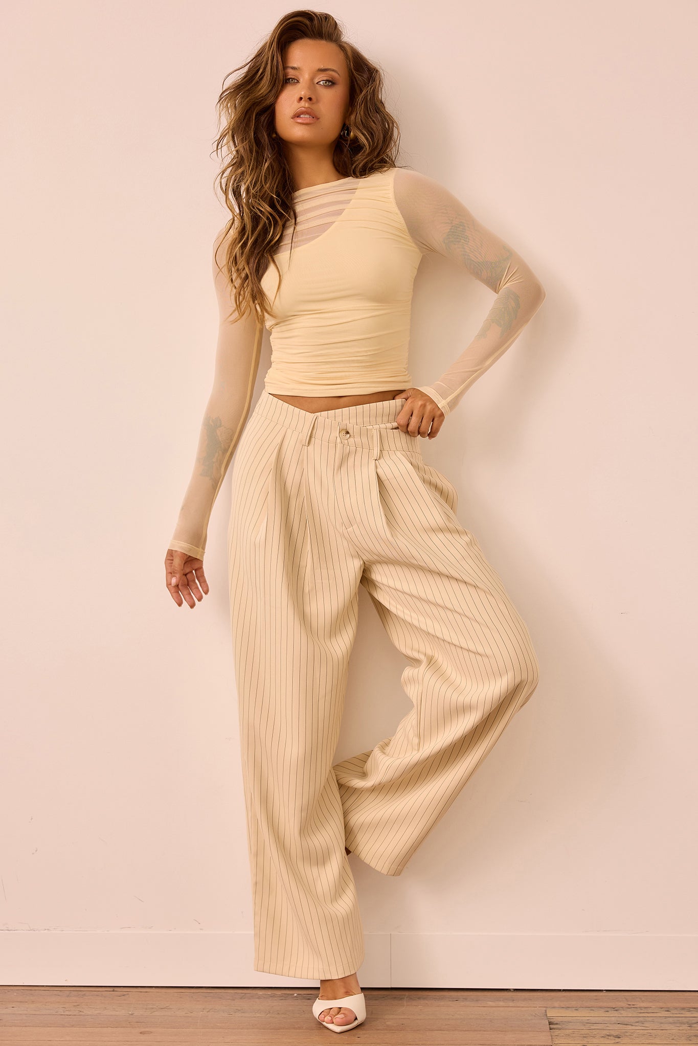 You Got This Woven Pants - Cream