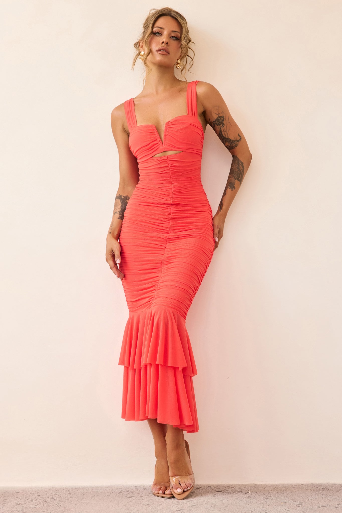 Eternal Muse Maxi Dress - Red