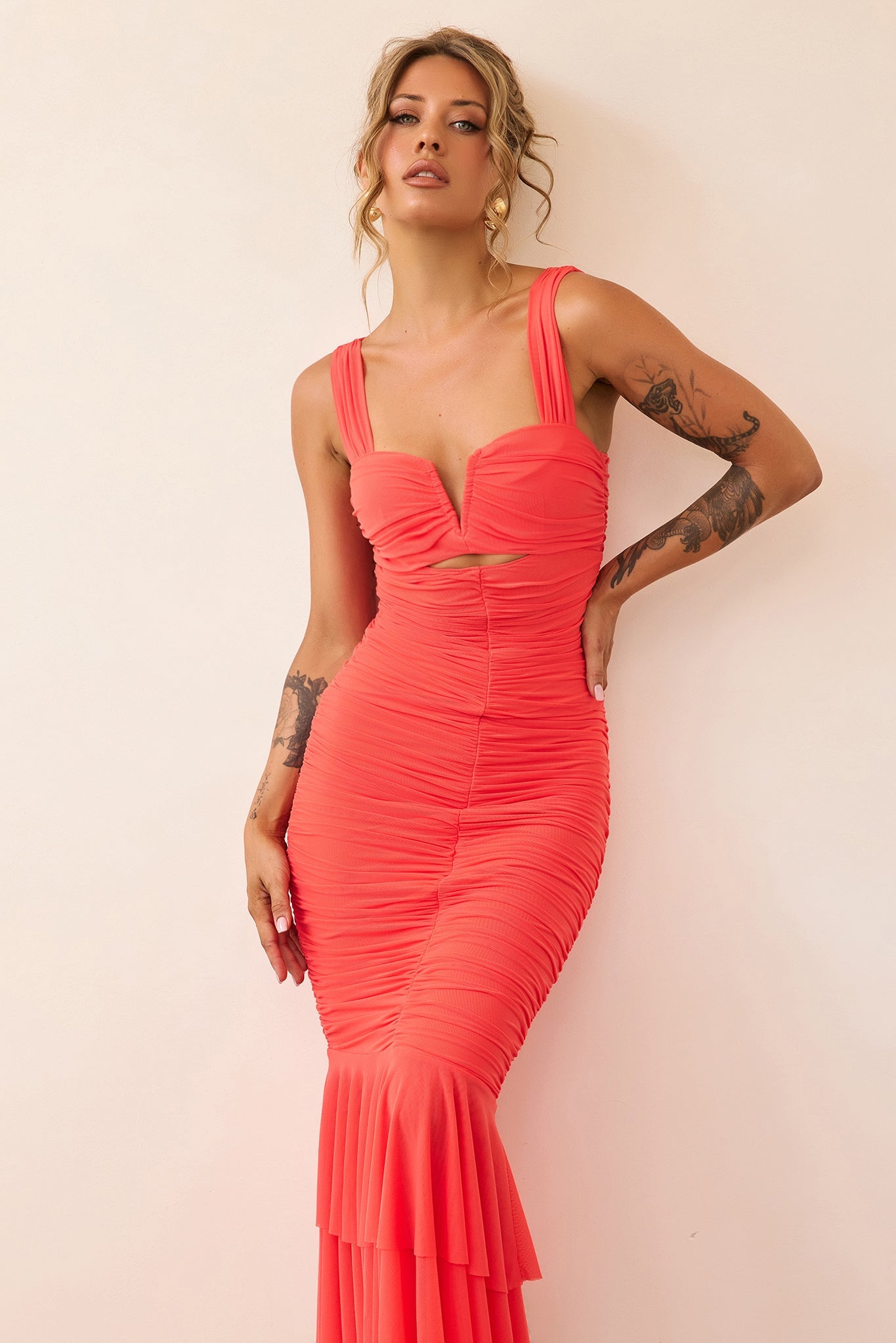 Eternal Muse Maxi Dress - Red