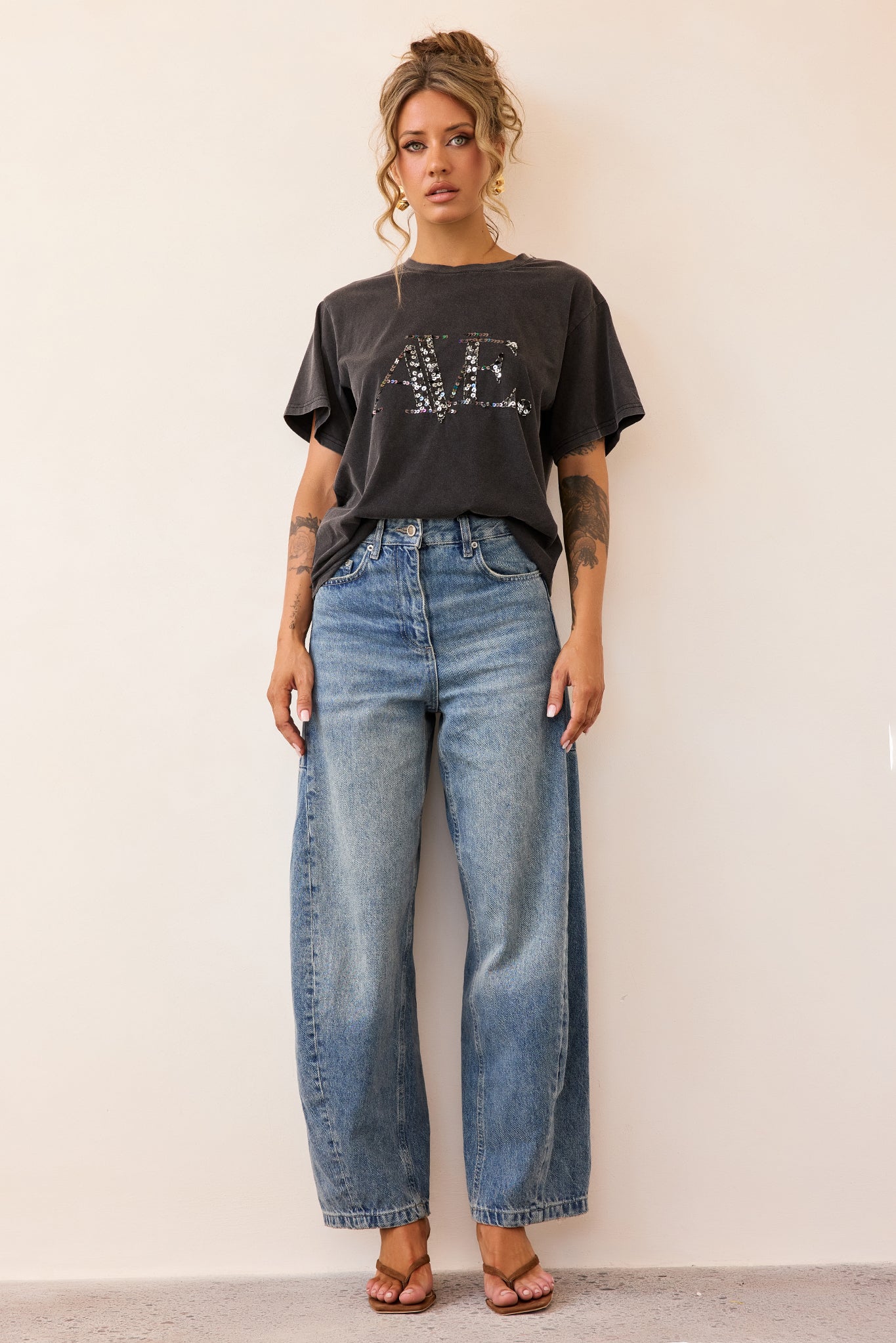 Afterlight Tee - Washed Black