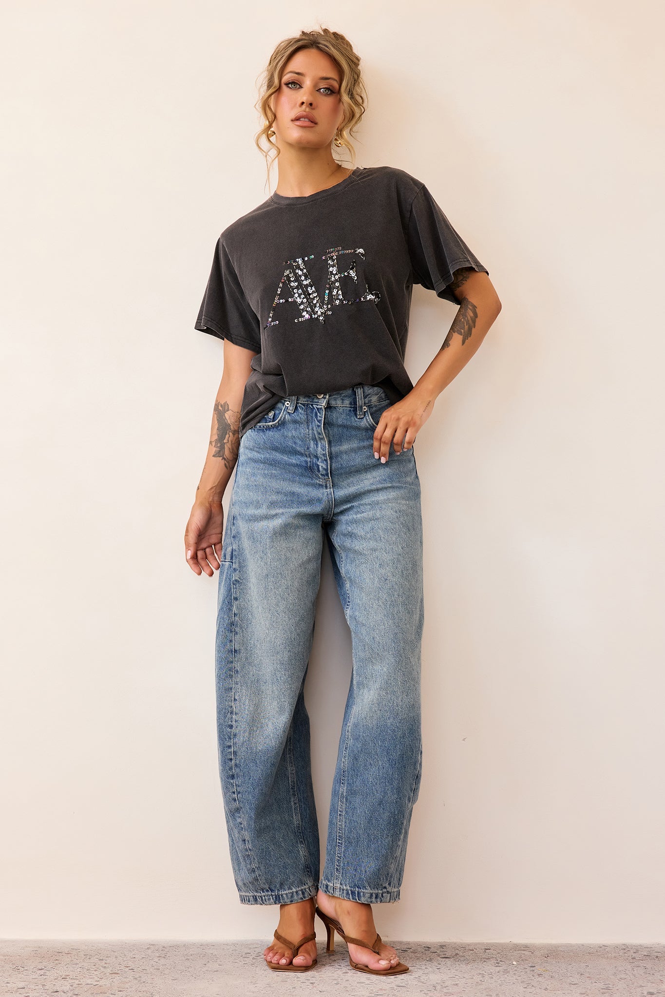 Afterlight Tee - Washed Black