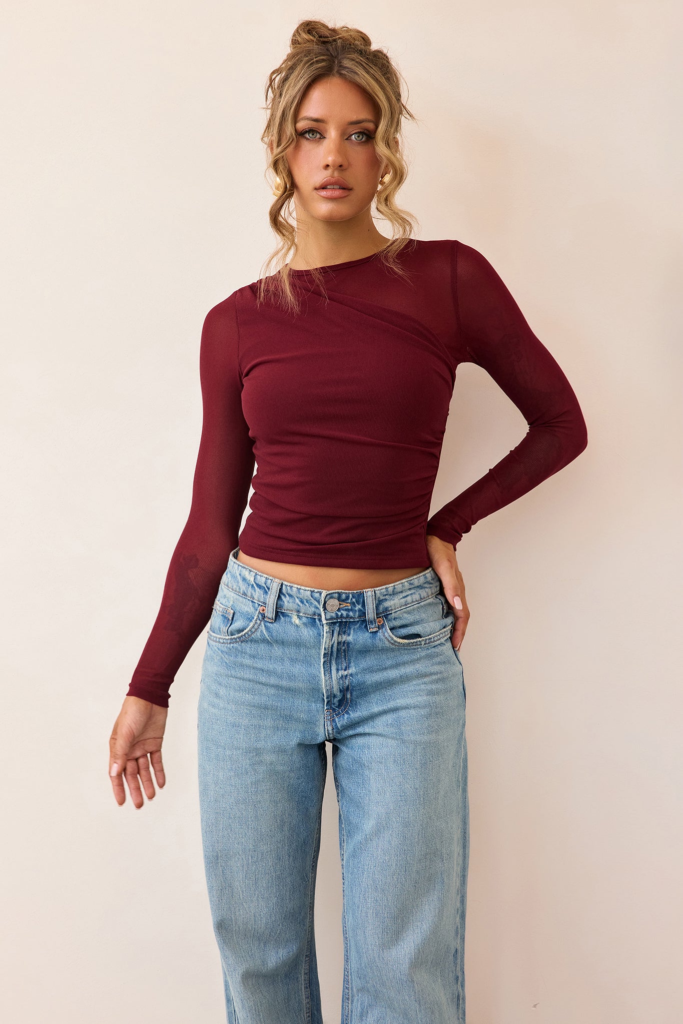 Whisperlight Top - Wine