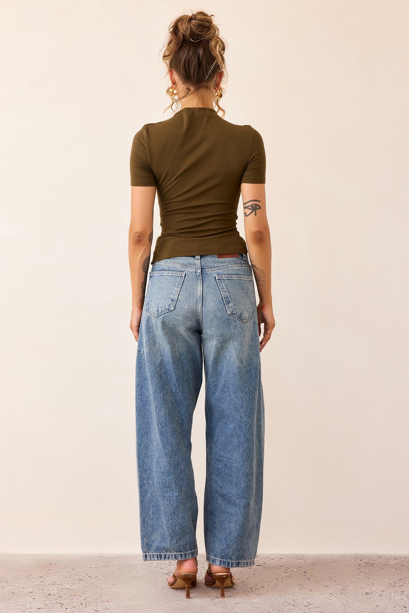 Contour Muse Jersey Top - Olive