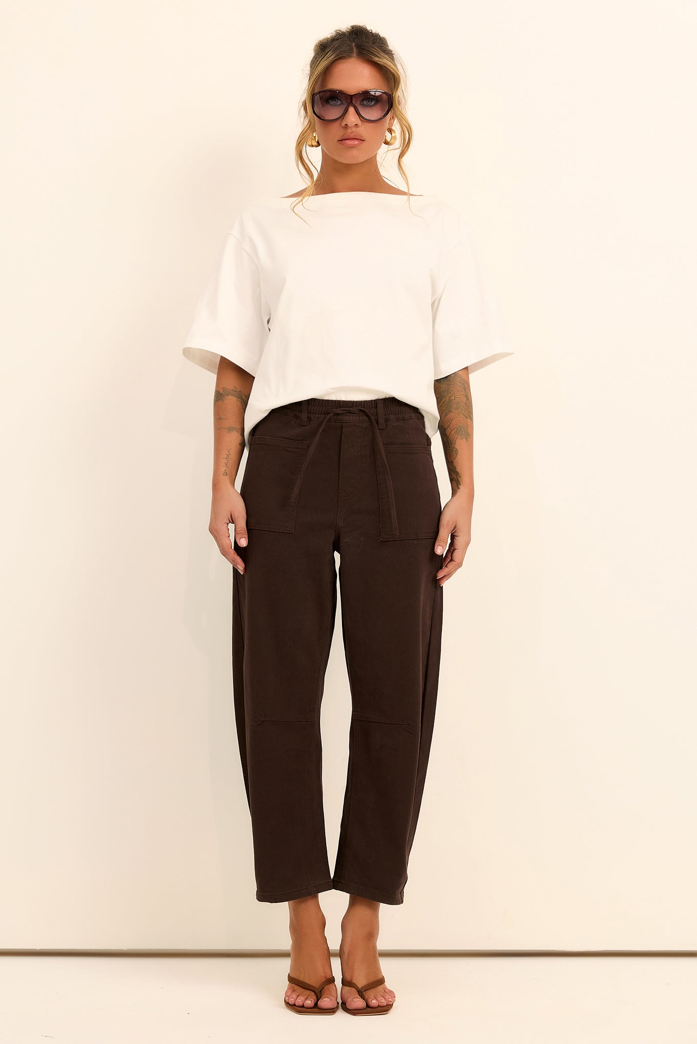 Driftwood Utility Jeans - Brown