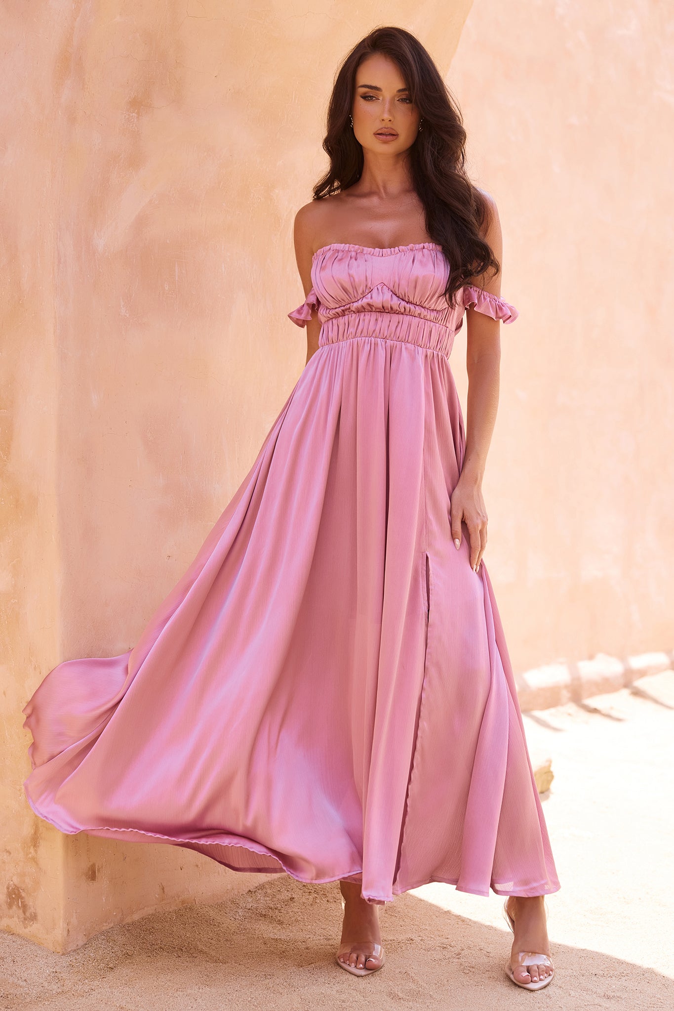 Best Night Maxi Dress - Dusty Pink
