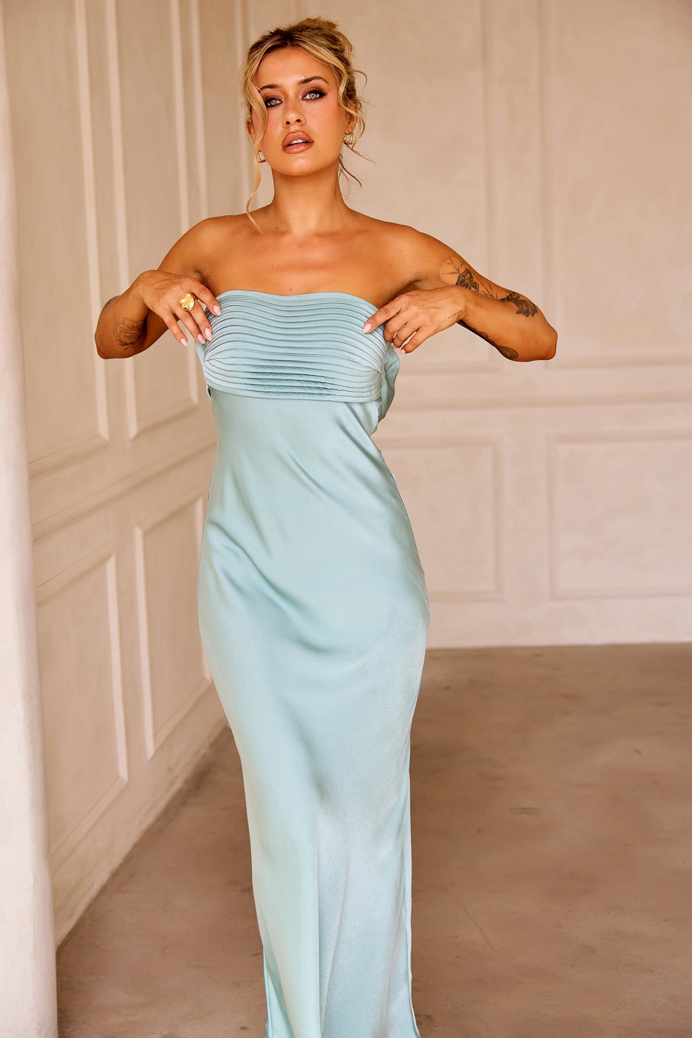 Blake Midi Dress - Sage