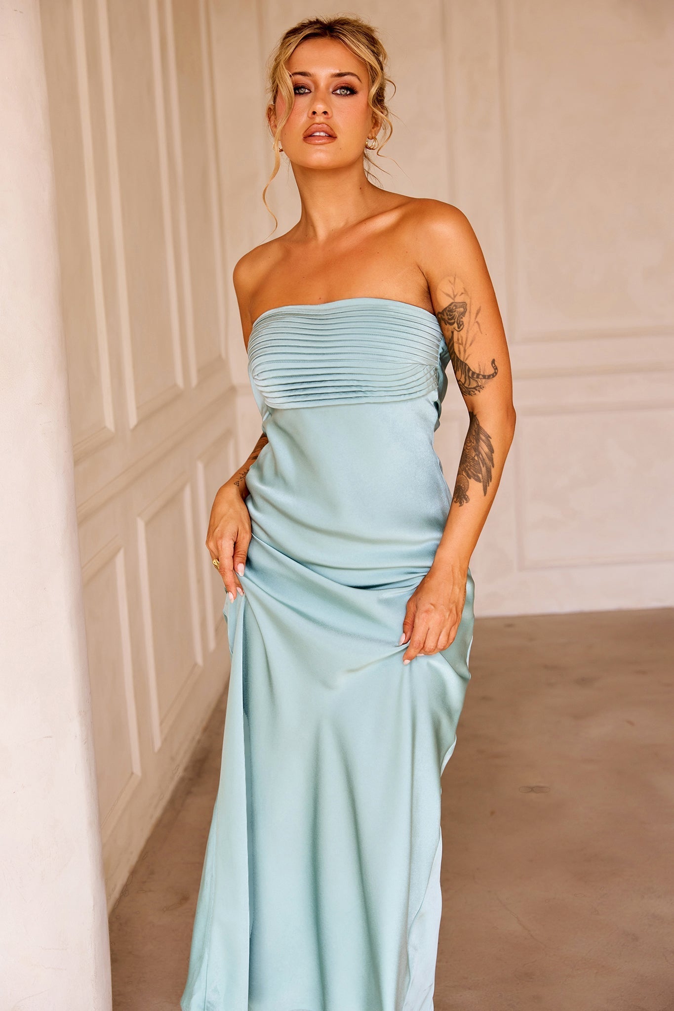 Blake Midi Dress - Sage