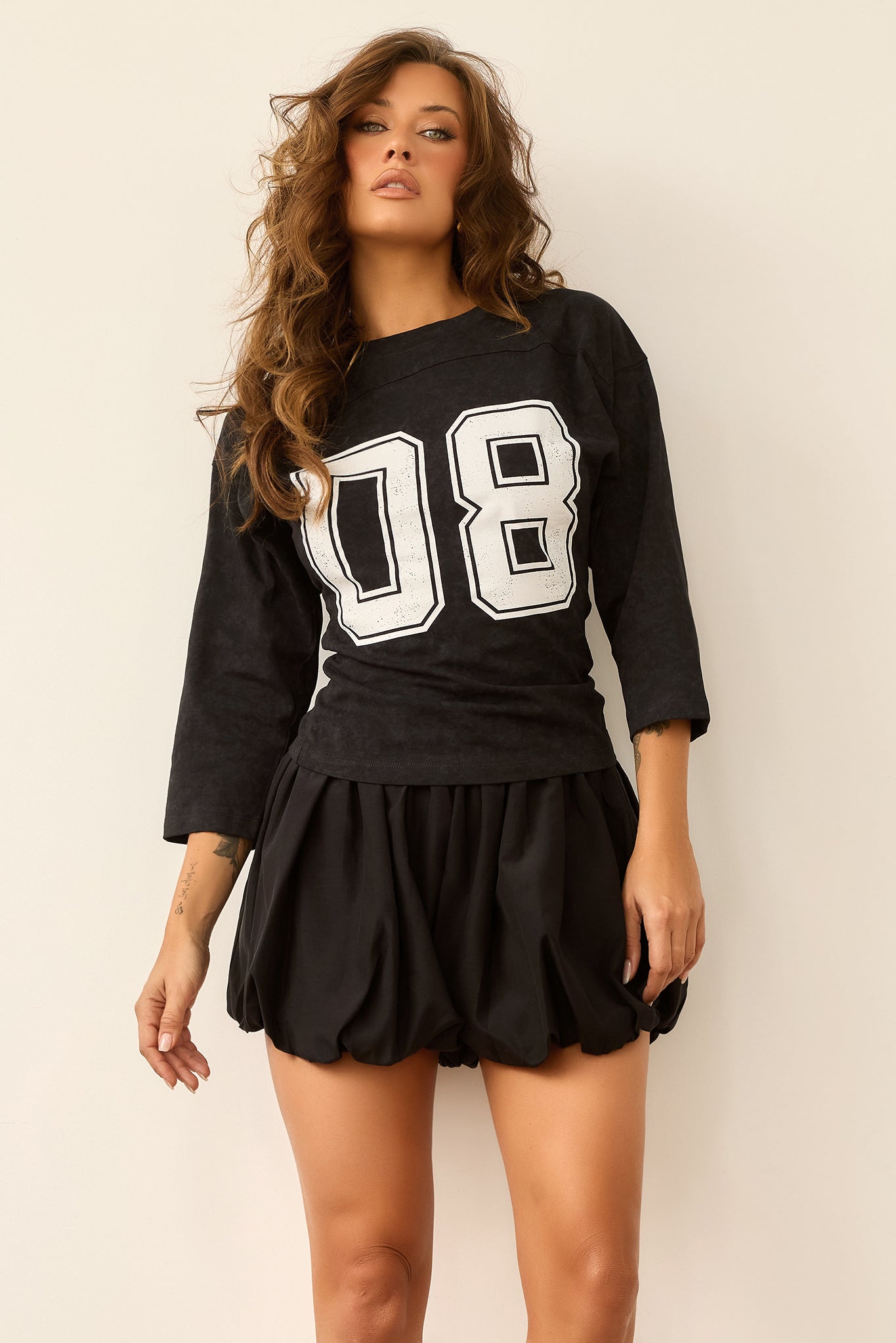 Game On Top - Washed Black
