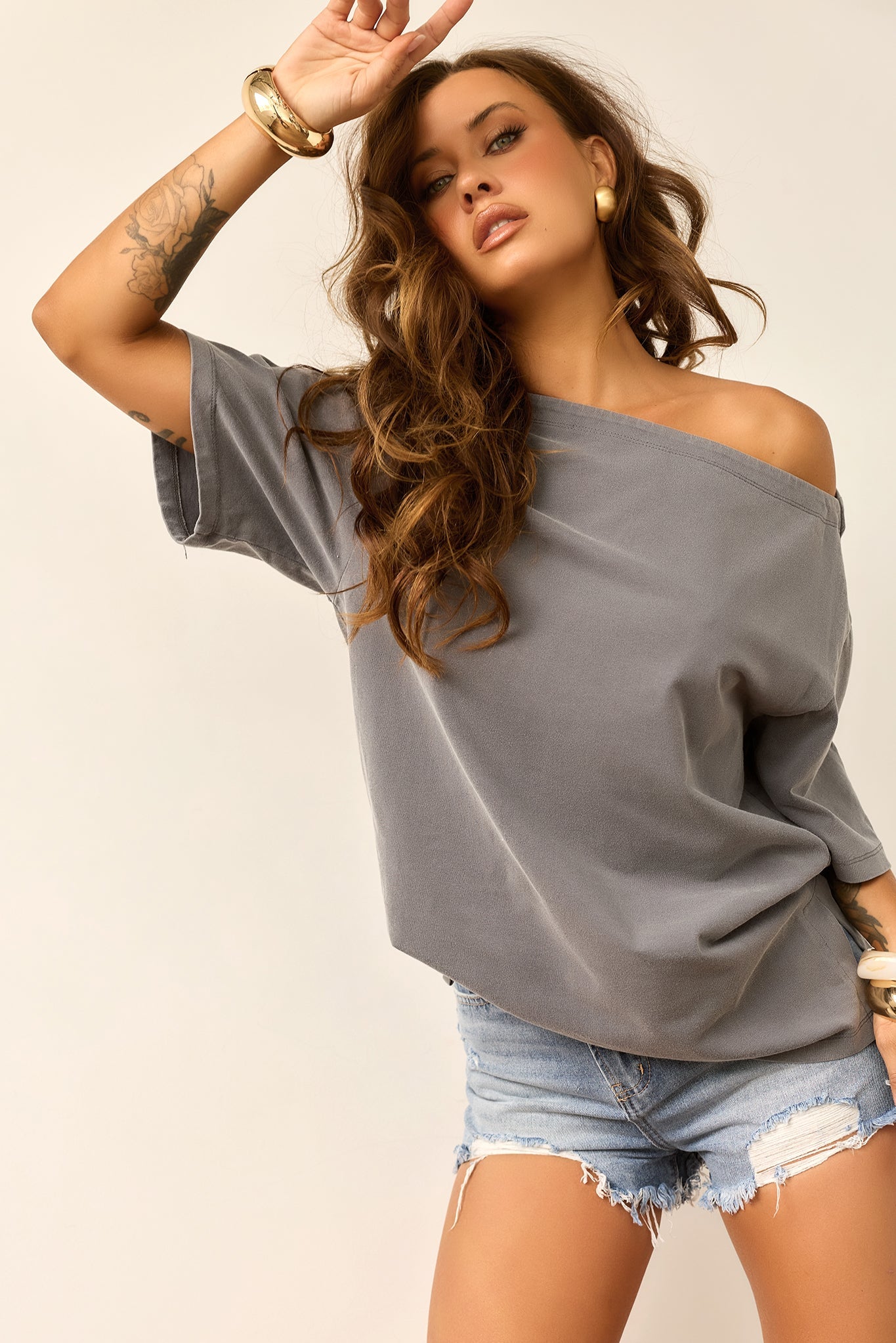 In Your Heart Tee - Grey