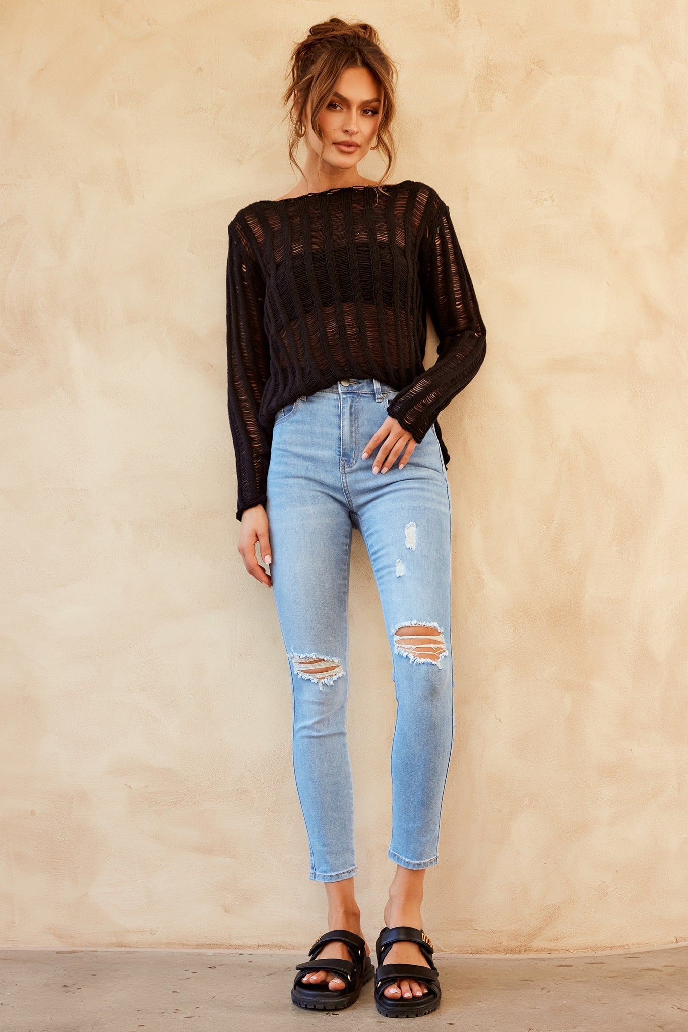 Lana Jeans - Washed Blue