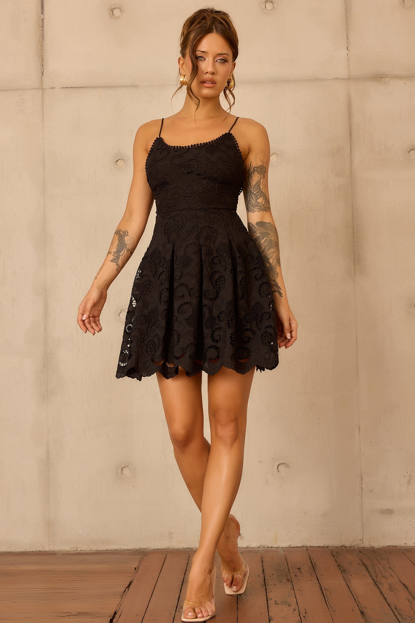 Last Moment Mini Dress - Black