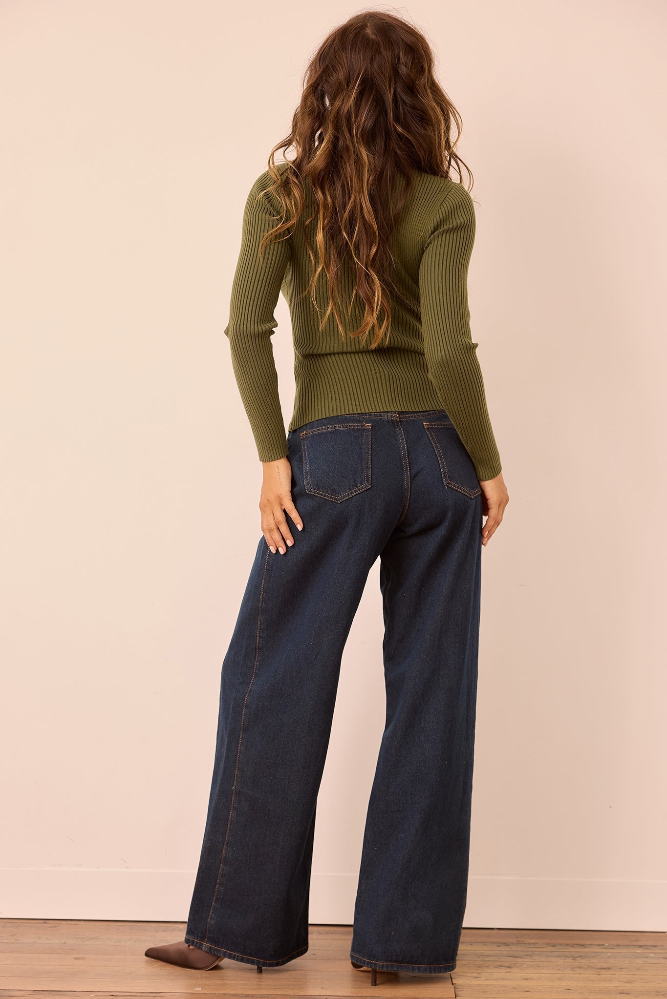 Monroe Vintage Denim Jeans - Denim Blue