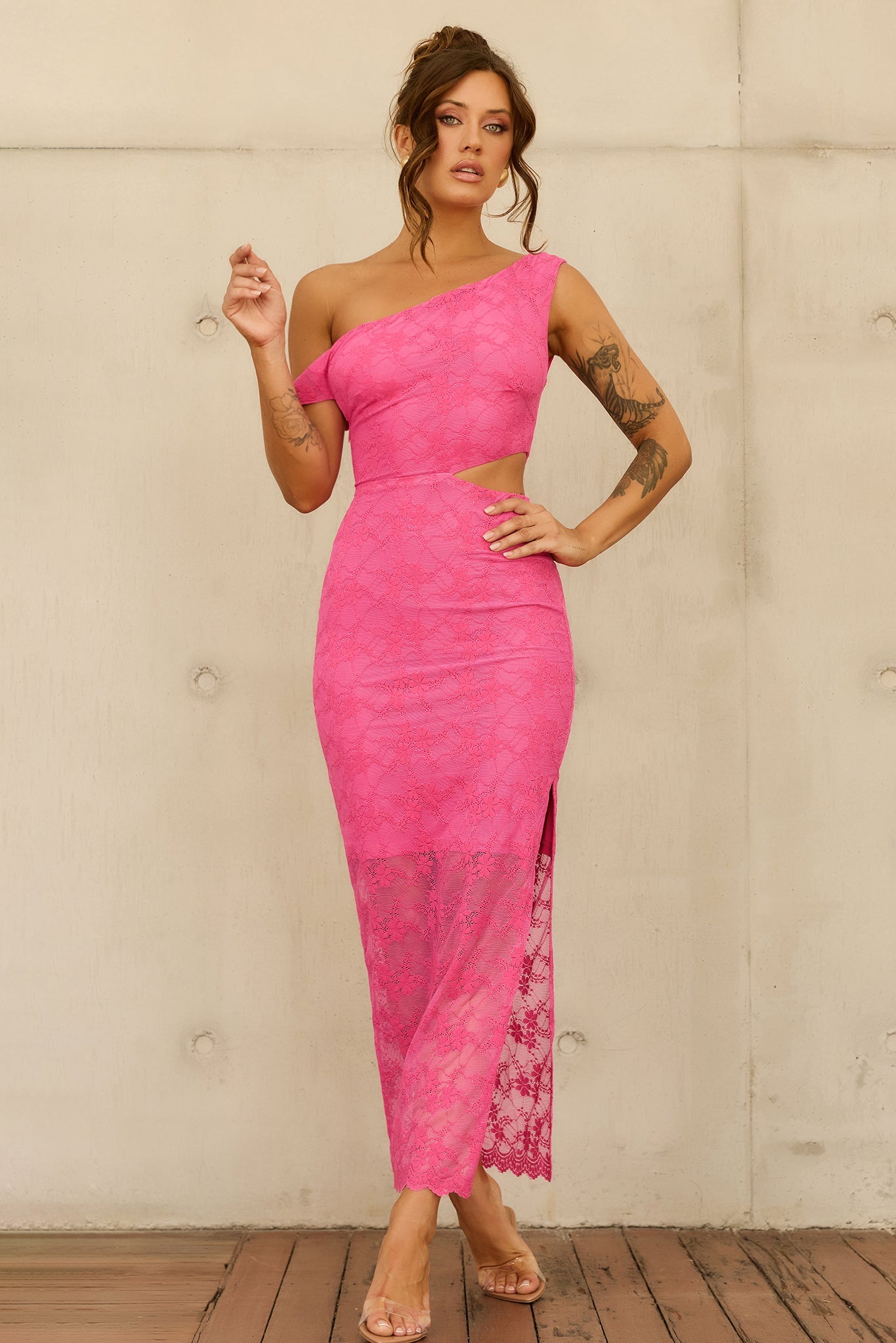Moon Child Maxi Dress - Fuchsia
