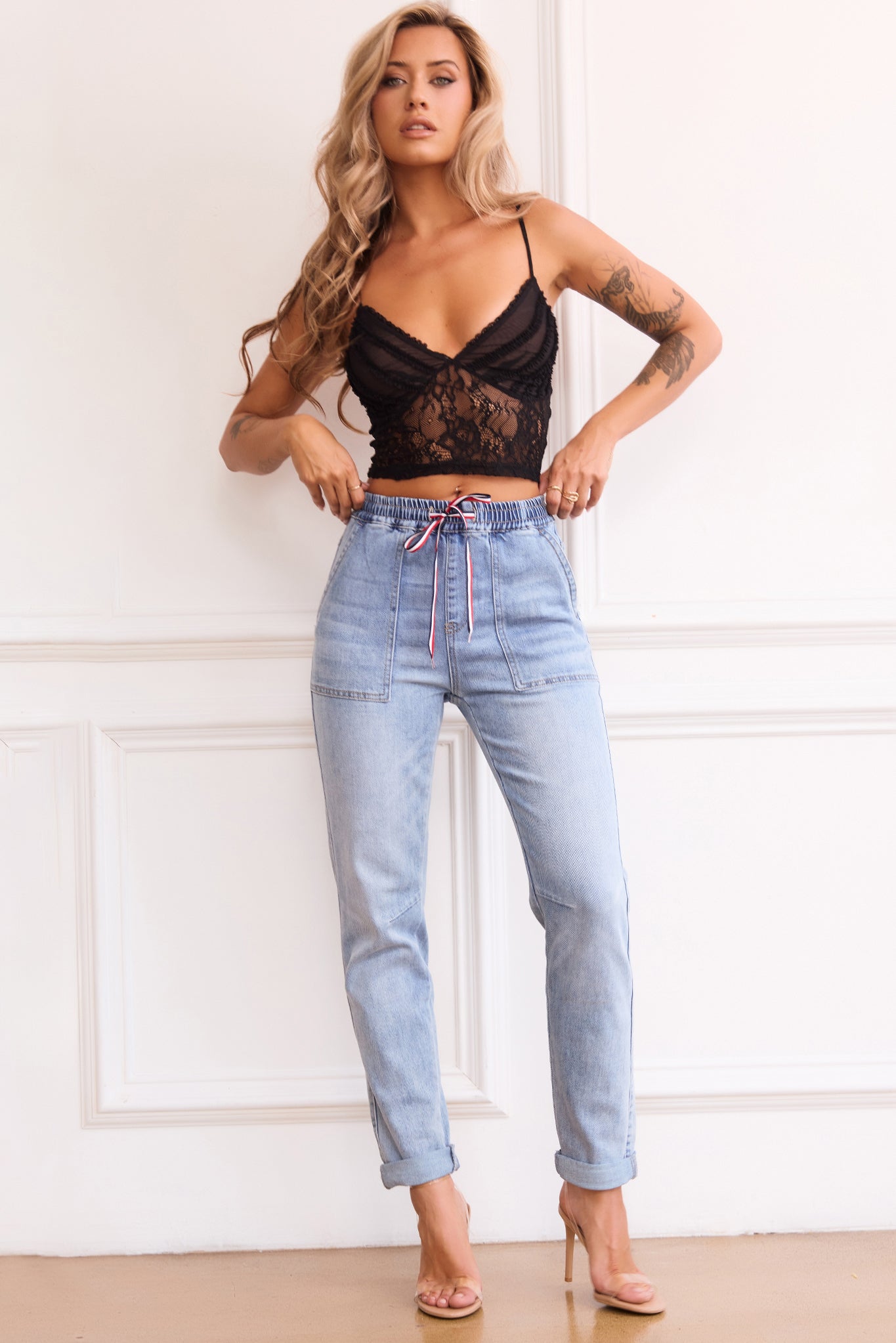 Pretty Lies Jeans - Blue
