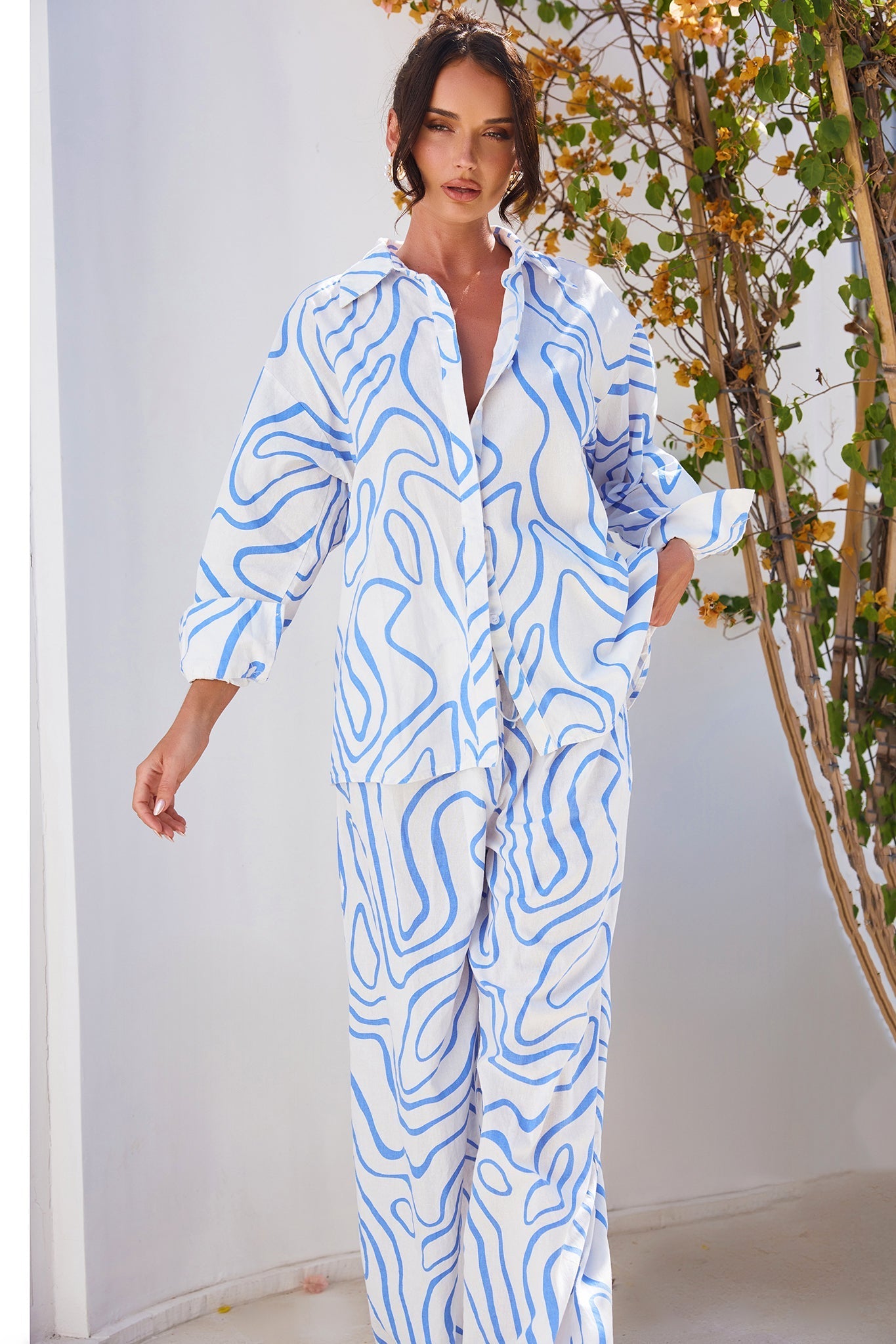 Sunlights In Capri Pants - Blue