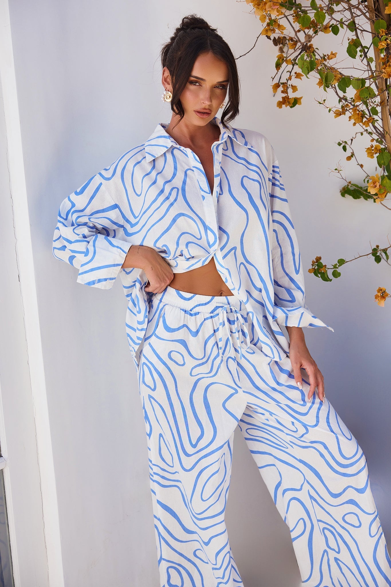 Sunlights In Capri Shirt - Blue