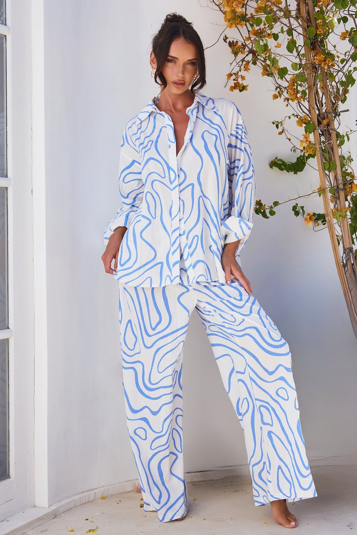 Sunlights In Capri Shirt - Blue