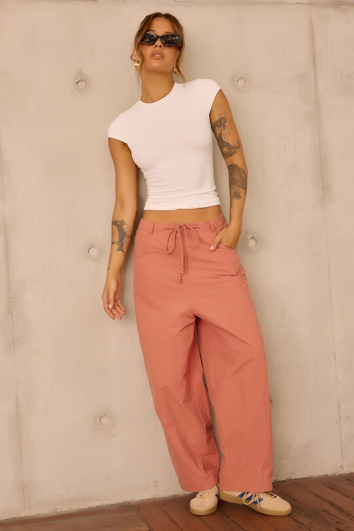 Terracotta Muse Pants - Clay Rose