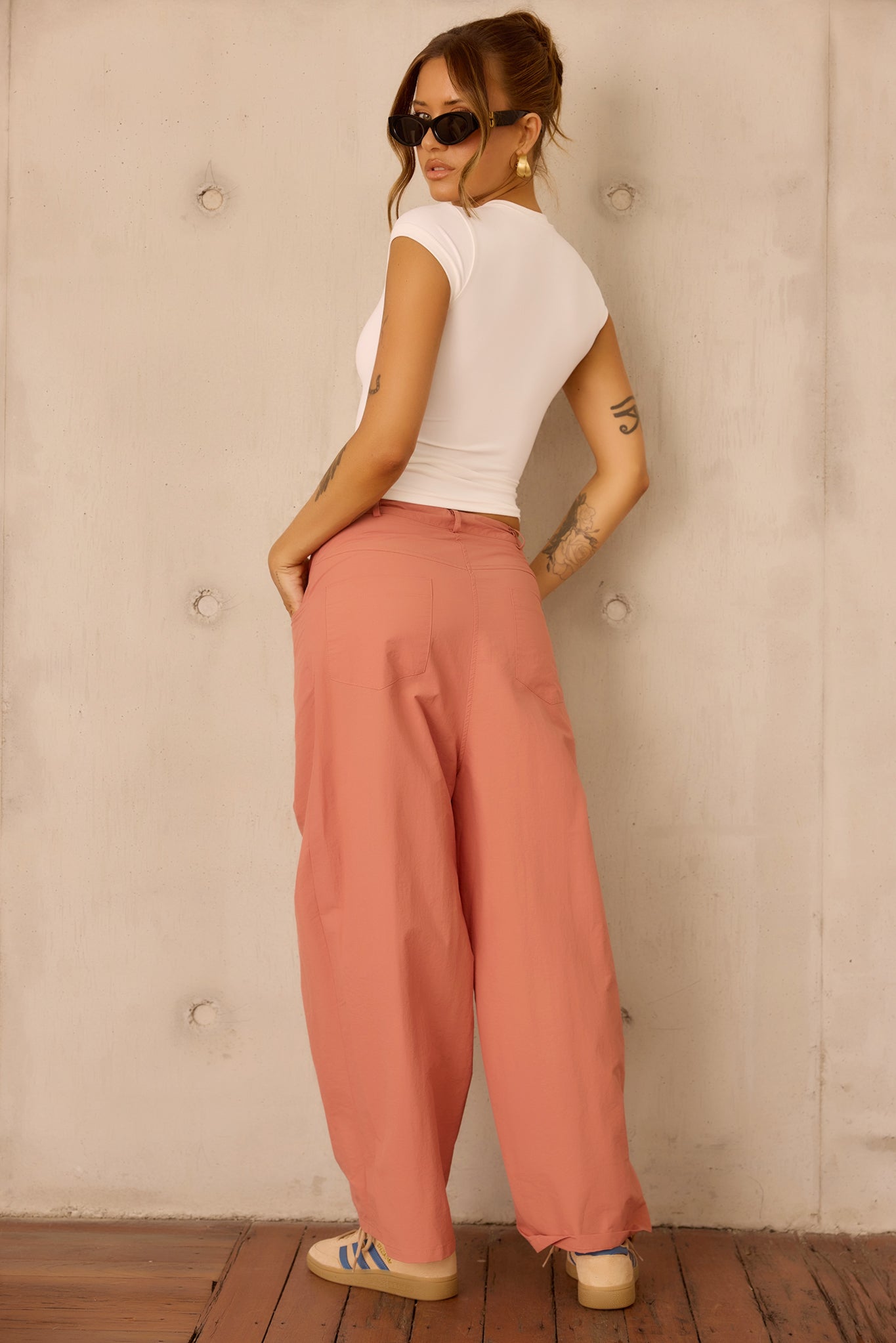 Terracotta Muse Pants - Clay Rose