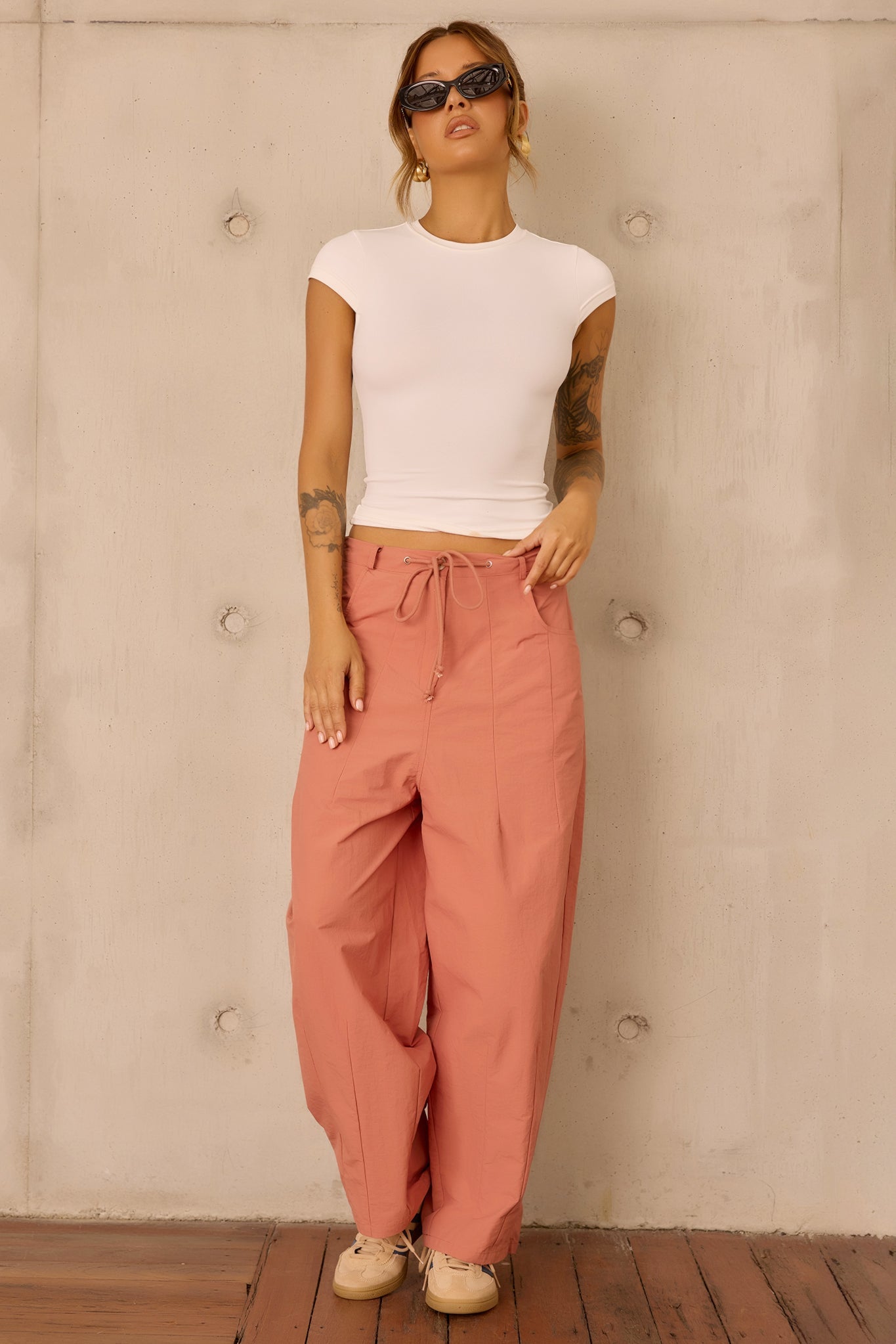 Terracotta Muse Pants - Clay Rose