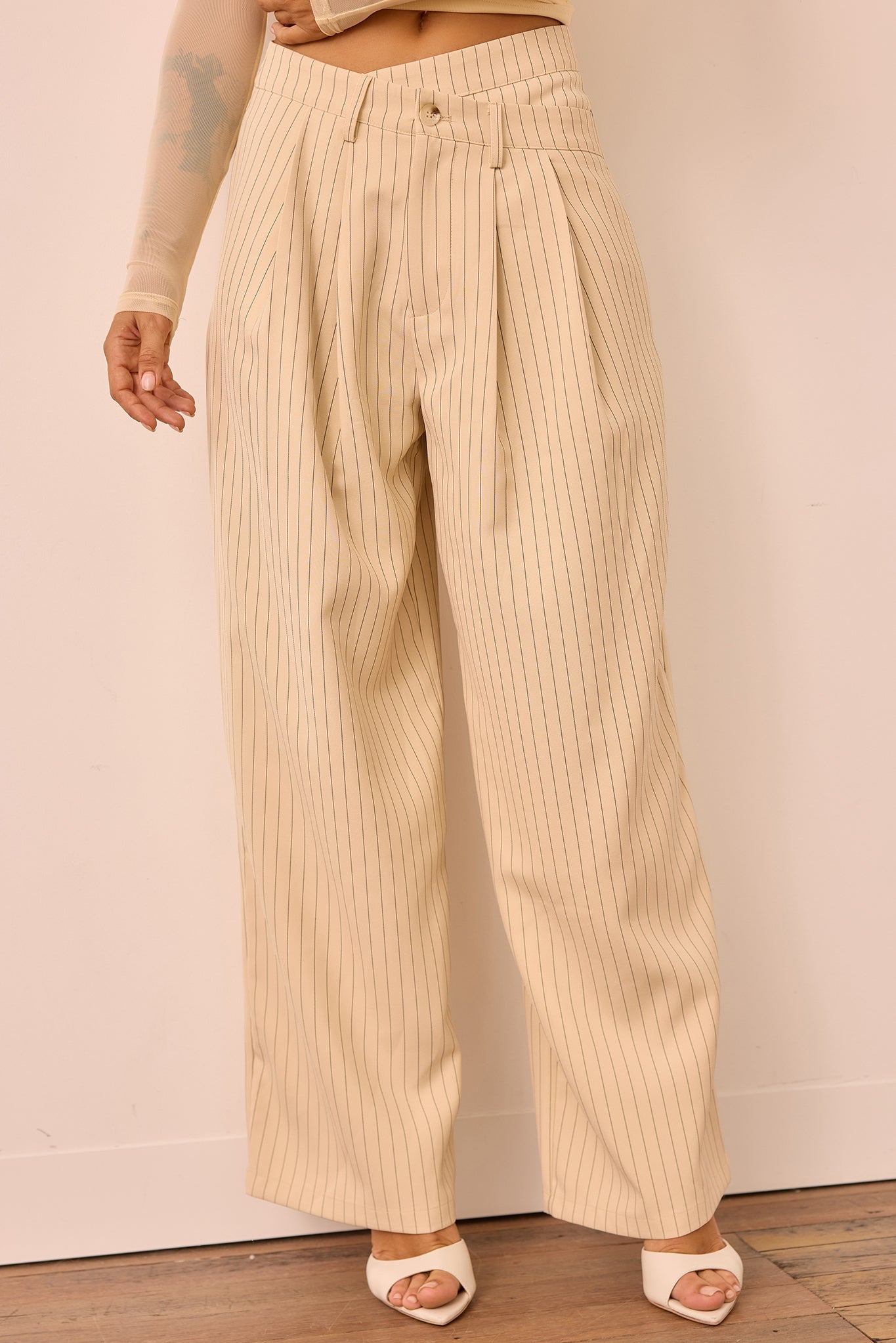 You Got This Woven Pants - Cream